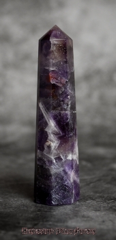 Hexenshop Dark Phönix Amethyst Obelisk Halbedelstein 62g